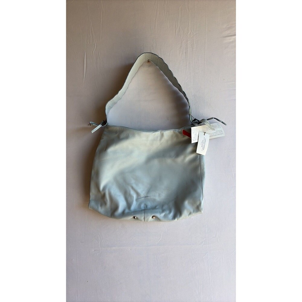 Paolo Masi Firenze Blue Leather Slouchy Shoulder Bag